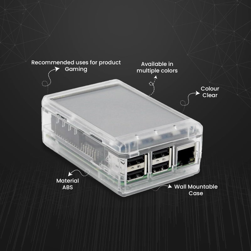 sb components 3.2" TFT LCD Transparent Case for Raspberry Pi 2 and Raspberry Pi 3 (Clear) - Image 4